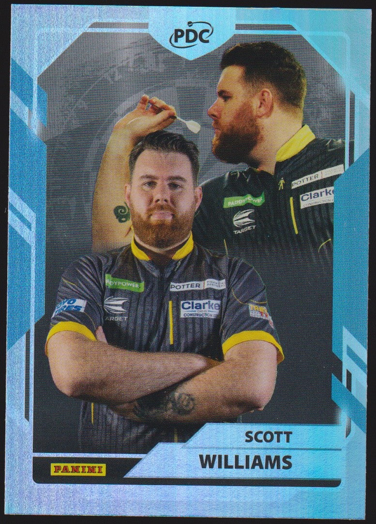 Panini PDC World Championship 2026 Scott Williams "Shaggy" Refractor Parallel – Bild 1