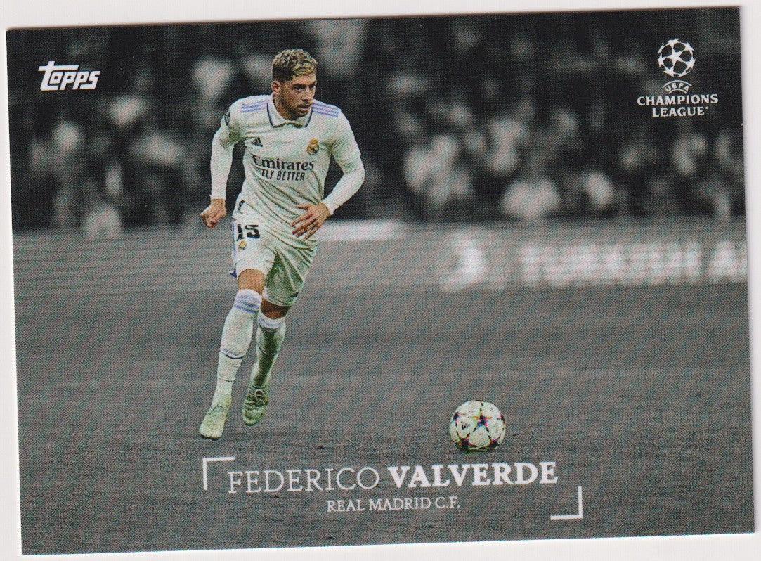 Topps 2022-23 Federico Valverde Real Madrid C.F. Parallel Rare – Bild 1