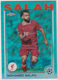 Topps Chrome 2025-26 Mohamed Salah Liverpool FC Parallel 154/199 Rare – Bild 1