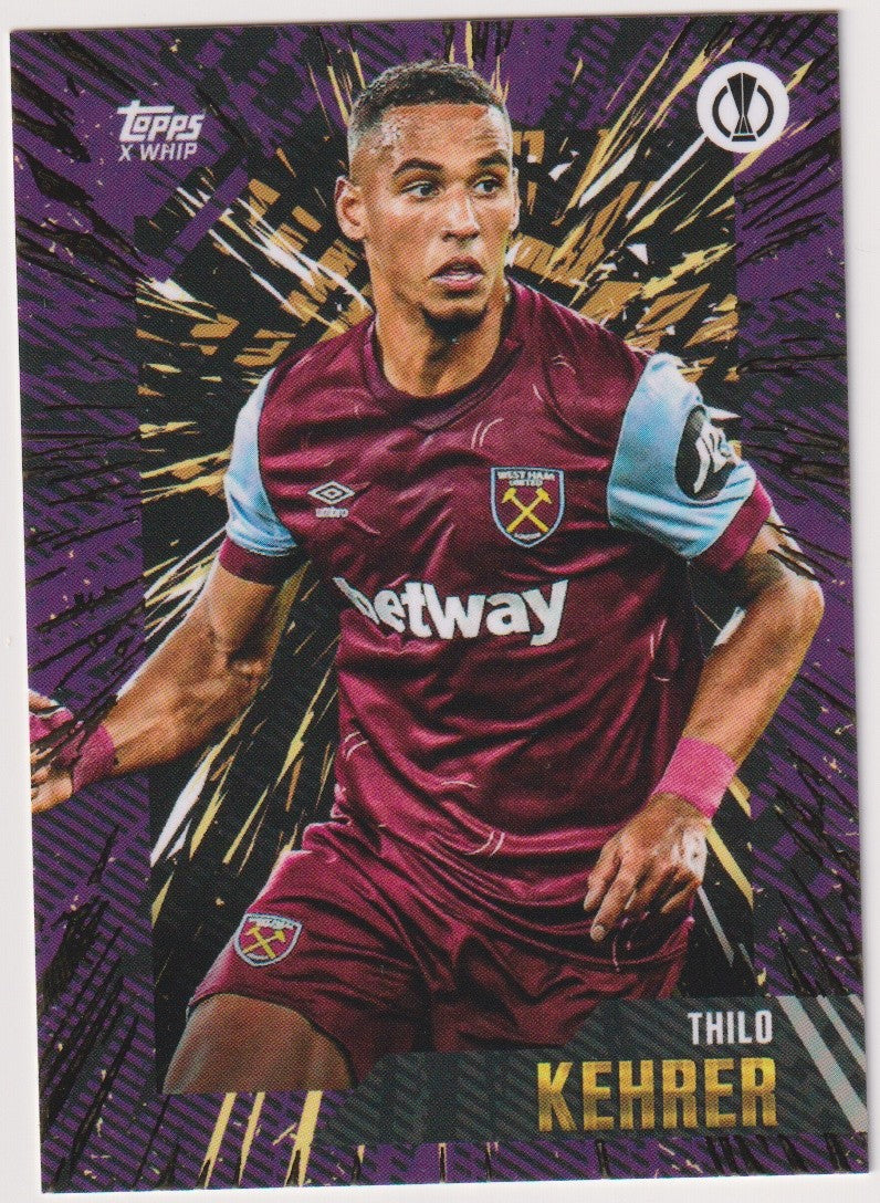 Topps X Whip Thilo Kehrer West Ham United Parallel Rare – Bild 1
