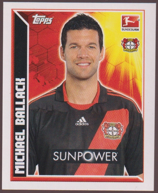 Topps Bundesliga 2011-12 Michael Ballack Bayer Leverkusen Legend Parallel – Bild 1