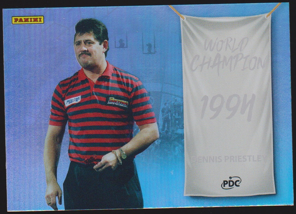 Panini PDC World Championship 2026 Dennis Priestley Refractor Parallel – Bild 1