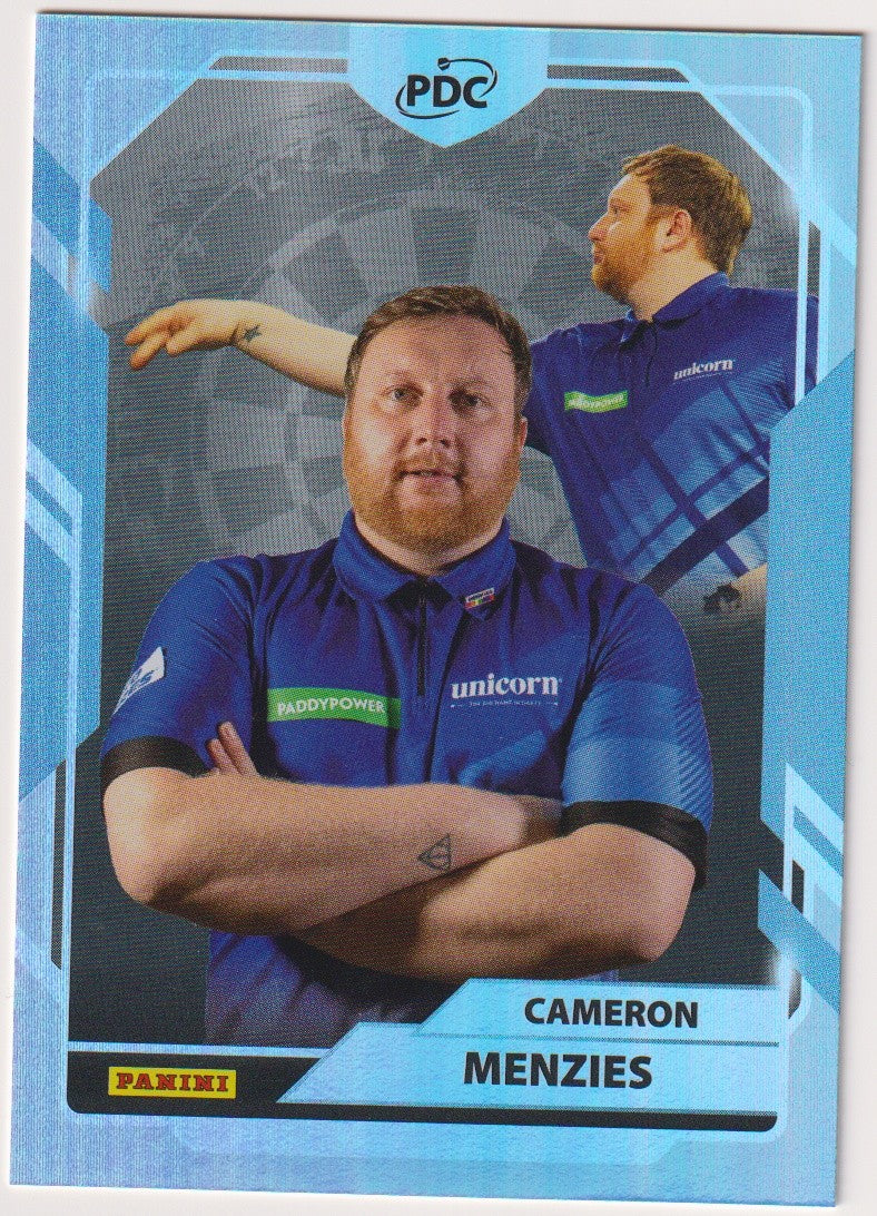 Panini PDC World Championship 2026 Cameron Menzies "Cammy" Refractor Parallel – Bild 1