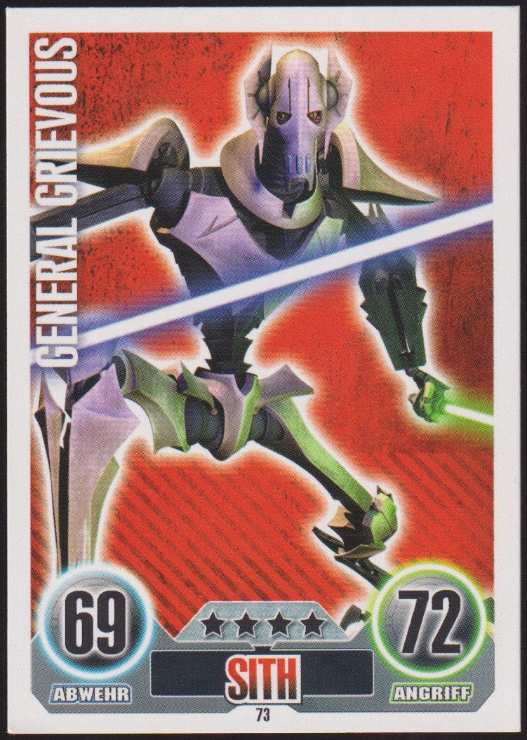 Topps Star Wars 2010 General Grievous Sith Separatisten TCG Rare #73 – Bild 1