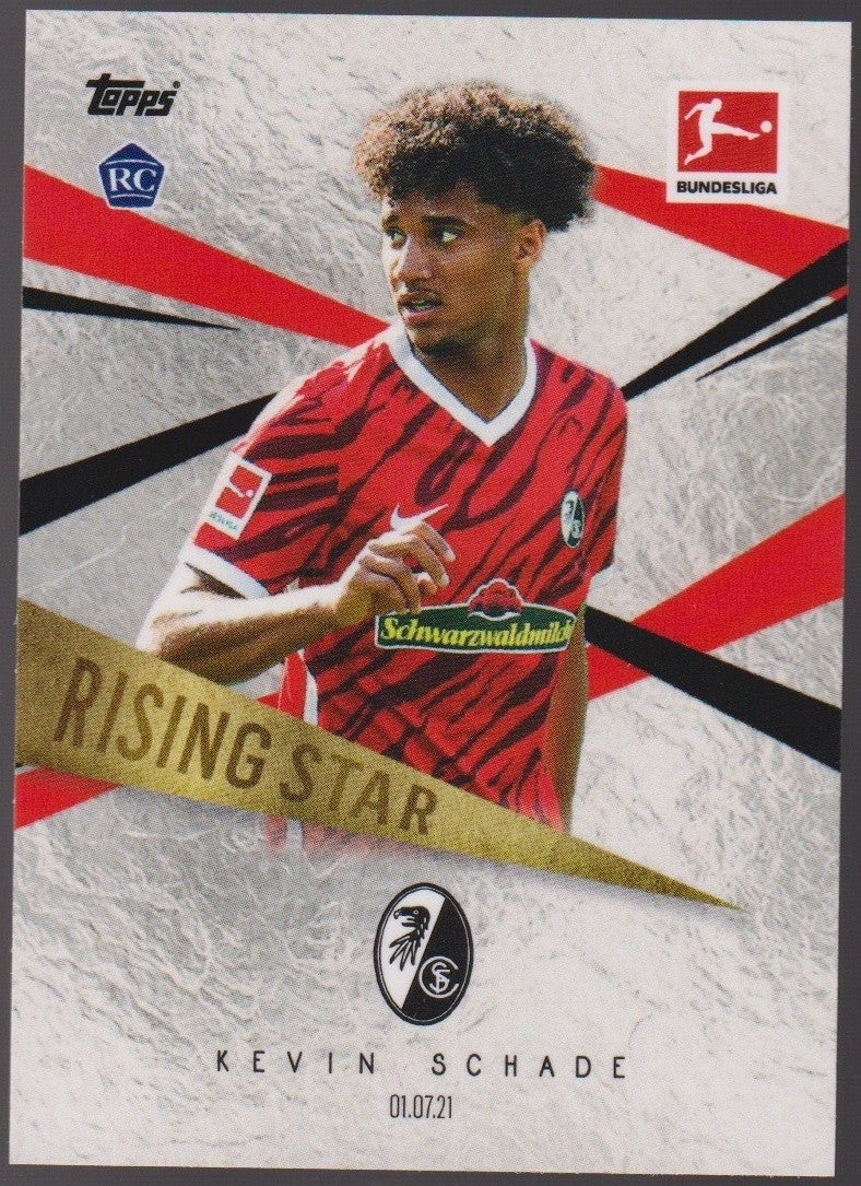 Topps Bundesliga 2021-22 Kevin Schade SC Freiburg Rookie Parallel Rare – Bild 1
