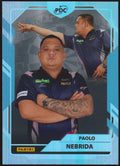 Panini PDC World Championship 2026 Paolo Nebrida "POW" Refractor Parallel – Bild 1