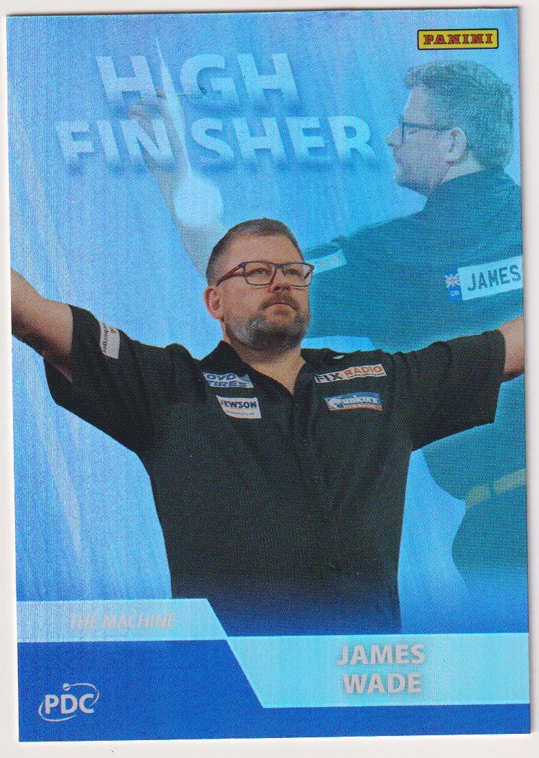 Panini PDC World Championship 2026 James Wade "The Machine" Refractor Parallel – Bild 1