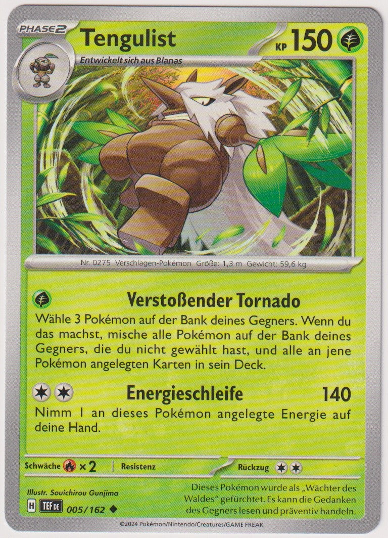 Pokemon TCG Tengulist #5/162 Uncommon (U) Deutsch 2024 – Bild 1