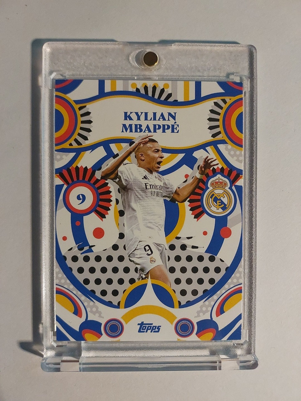 Topps Real Madrid Team Set 2024-25 Kylian Mbappé Parallel Insert Ultra Rare Hit – Bild 1