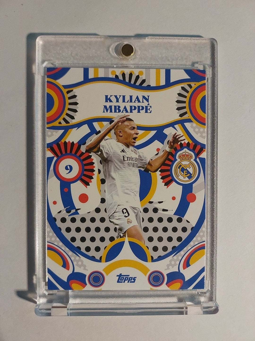 Topps Real Madrid Team Set 2024-25 Kylian Mbappé Parallel Insert Ultra Rare Hit – Bild 1