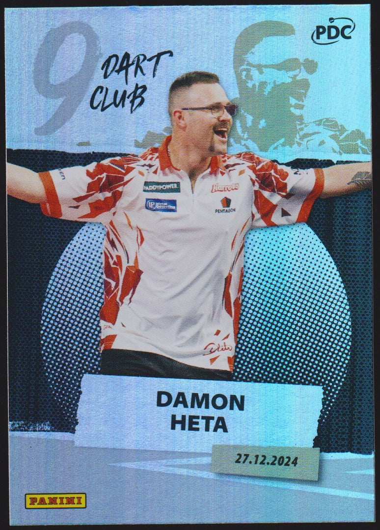 Panini PDC World Championship 2026 Damon Heta Refractor Parallel – Bild 1
