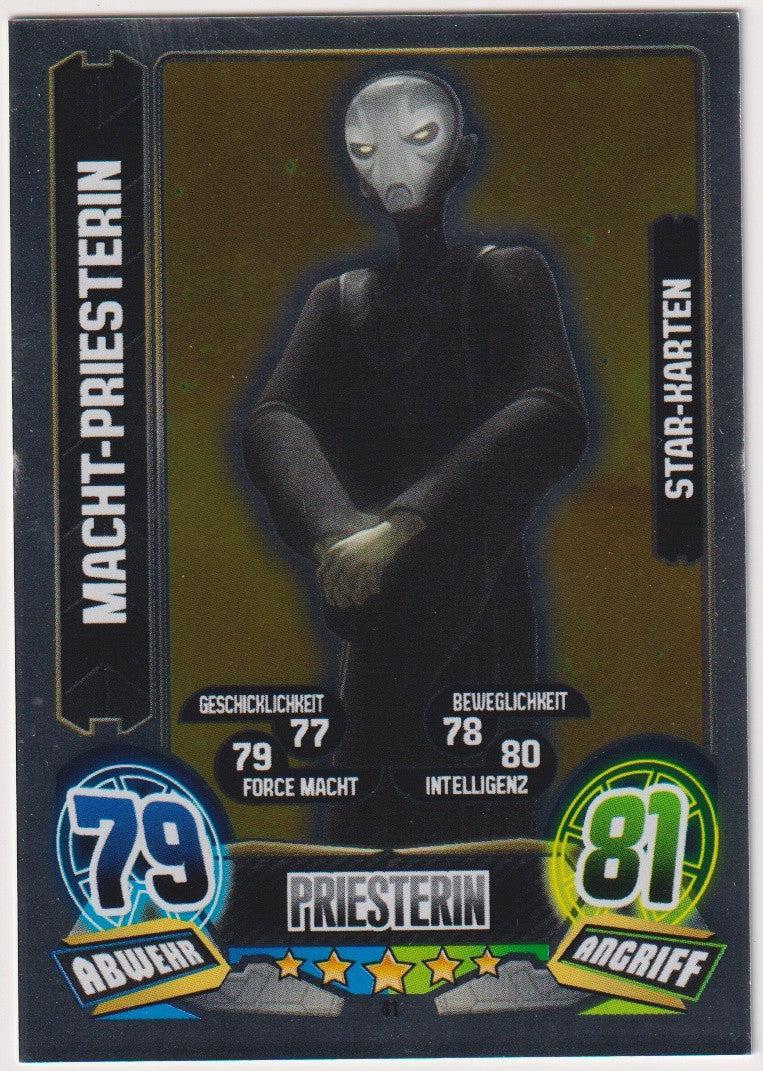 Topps Star Wars 2015 Macht-Priesterin Die Macht - Priesterin TCG Rare – Bild 1