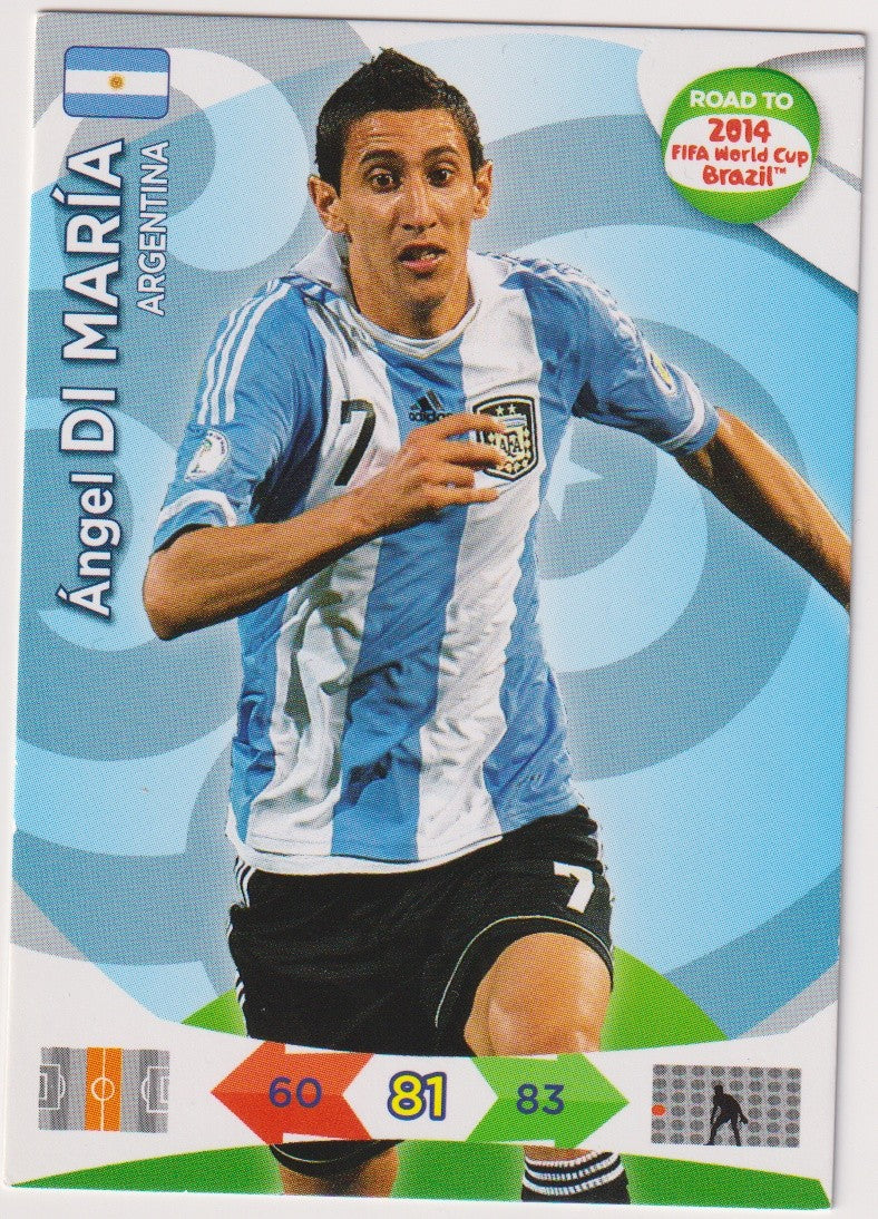 Panini Adrenalyn XL Official Trading Card Game Ángel Di María Argentina Road – Bild 1