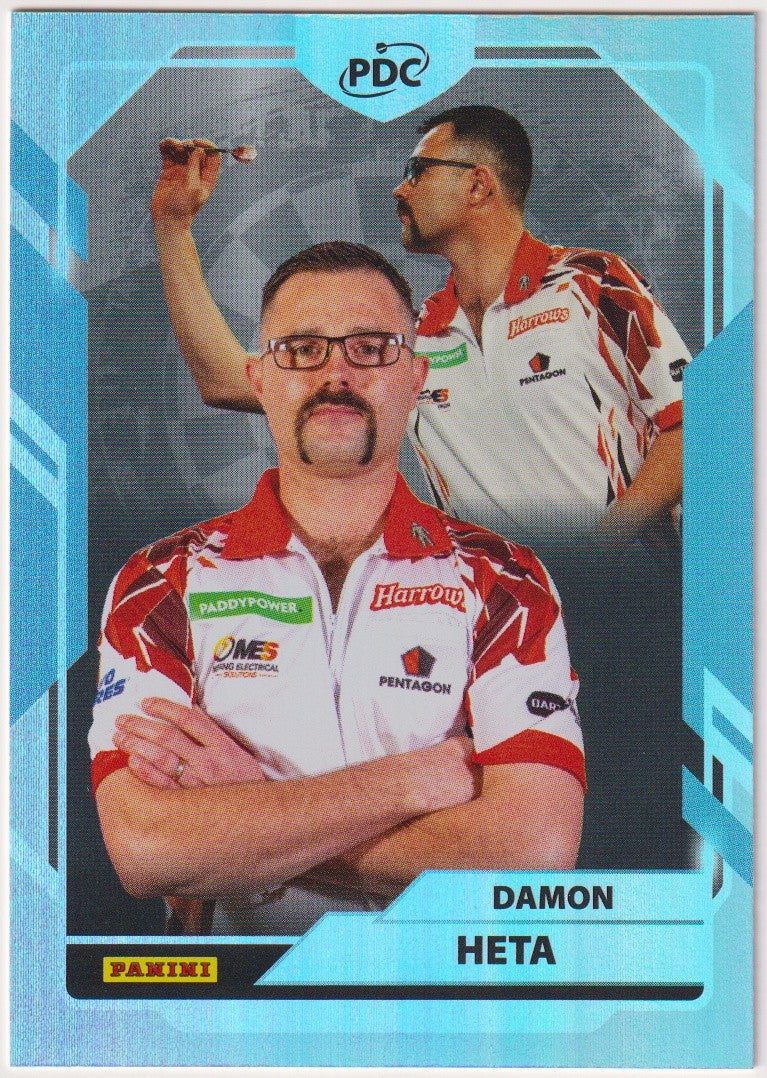 Panini PDC World Championship 2026 Damon Heta Refractor Parallel – Bild 1