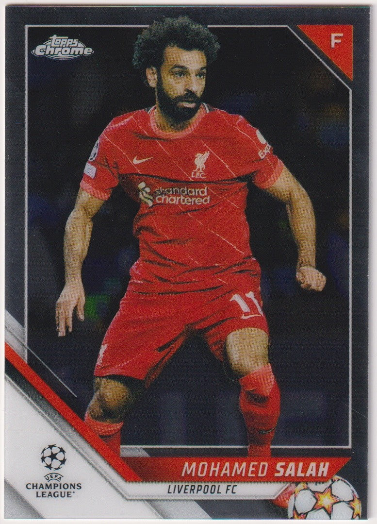 Topps Champions League 2021-22 Mohamed Salah Liverpool FC Parallel Rare – Bild 1