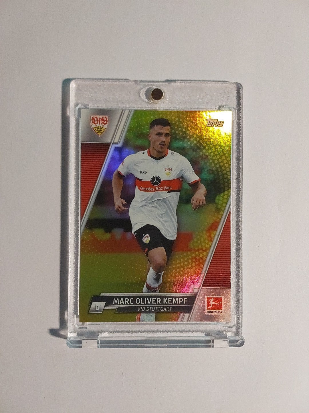 Topps Bundesliga 2021-22 Marc Oliver Kempf VfB Stuttgart Parallel 11/50 Rare Hit – Bild 1