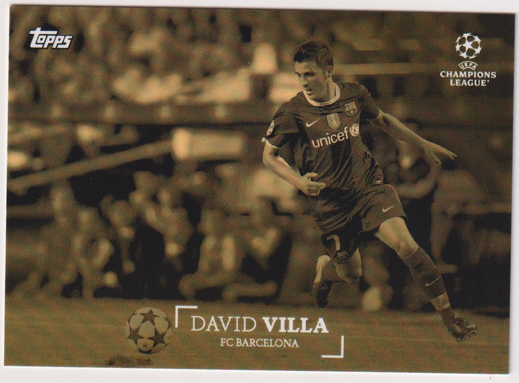 Topps On Demand 2022-23 David Villa FC Barcelona UEFA Champions League Parallel – Bild 1