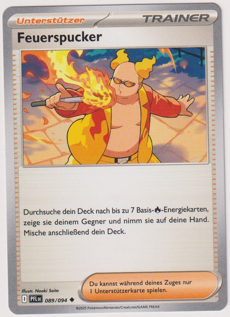 Pokemon TCG Feuerspucker #89/094 Uncommon (U) Deutsch 2025 – Bild 1