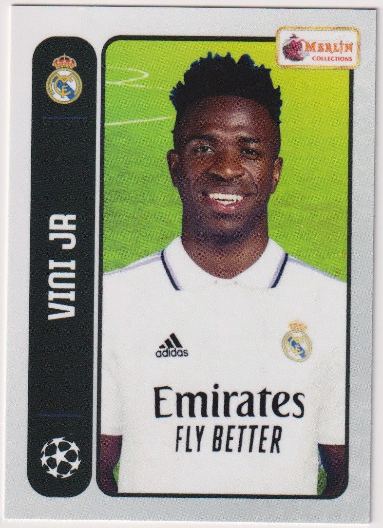 Topps Merlin Heritage Card Collection 2021-22 Vini Jr Real Madrid Parallel Rare – Bild 1