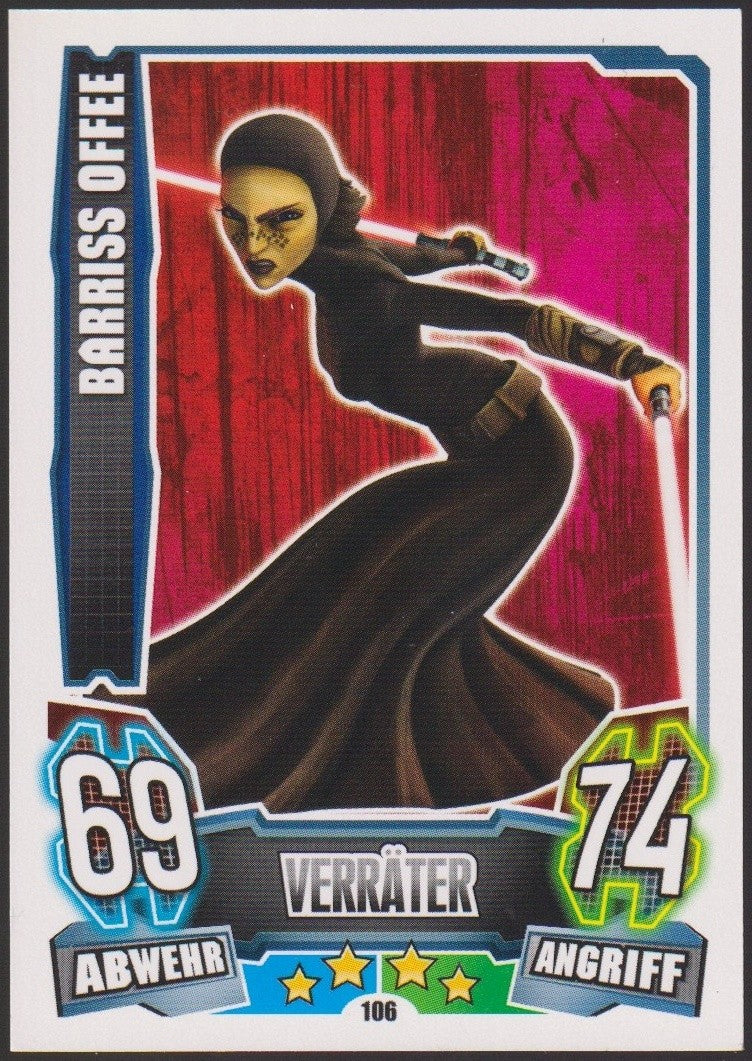Topps Star Wars 2013 Barriss Offee Sith Separatisten TCG Rare #106 – Bild 1