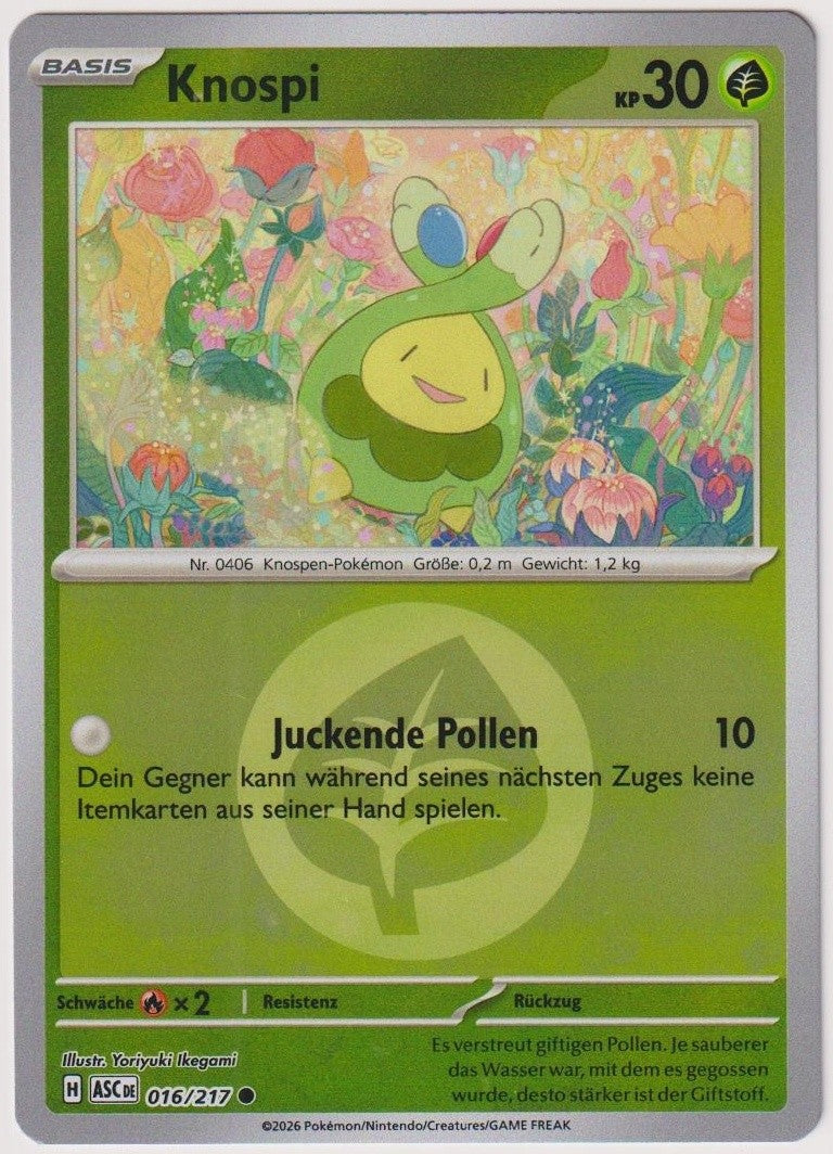 Pokemon TCG Budew #16/217 Common (C) Reverse Holo Deutsch 2026 – Bild 1