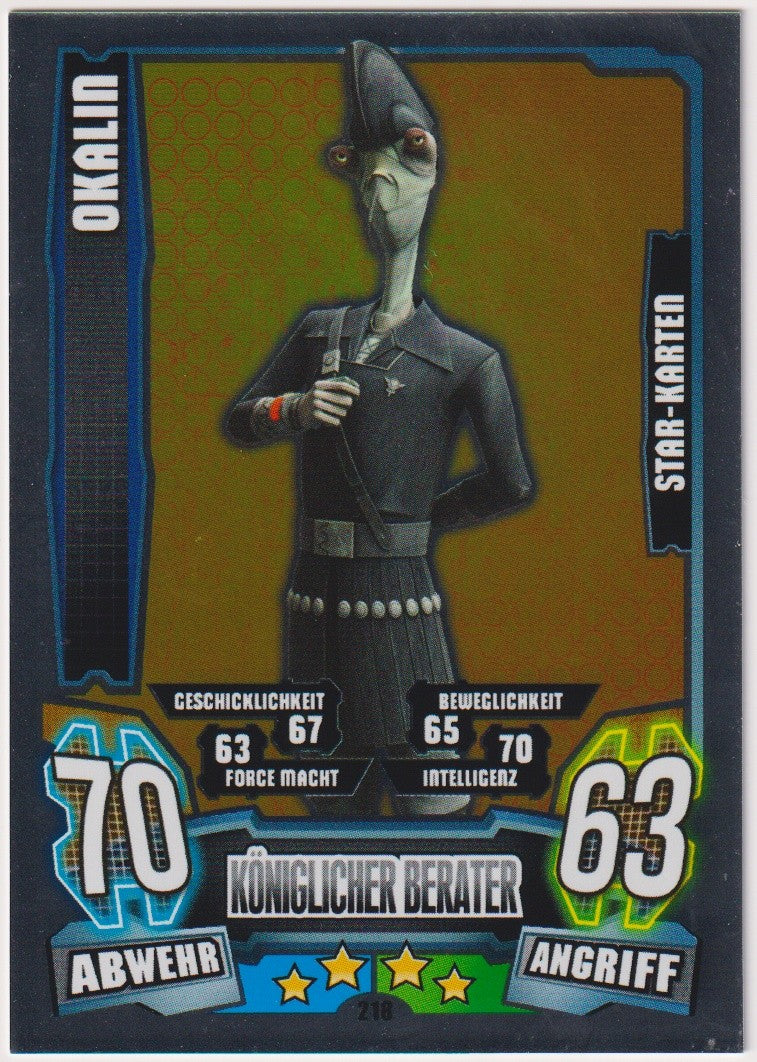Topps Star Wars 2013 Okalin Separatisten Berater TCG Rare #216 – Bild 1