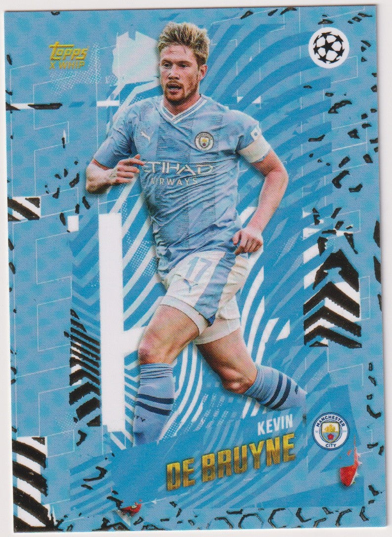 Topps Champions League 2022-23 Kevin De Bruyne Manchester City Parallel Rare – Bild 1