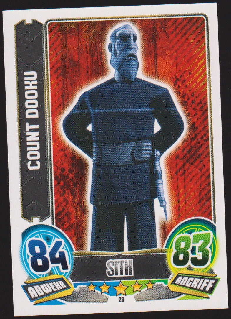 Topps Star Wars 2015 Count Dooku Separatist Sith TCG Rare Nr. 23 – Bild 1
