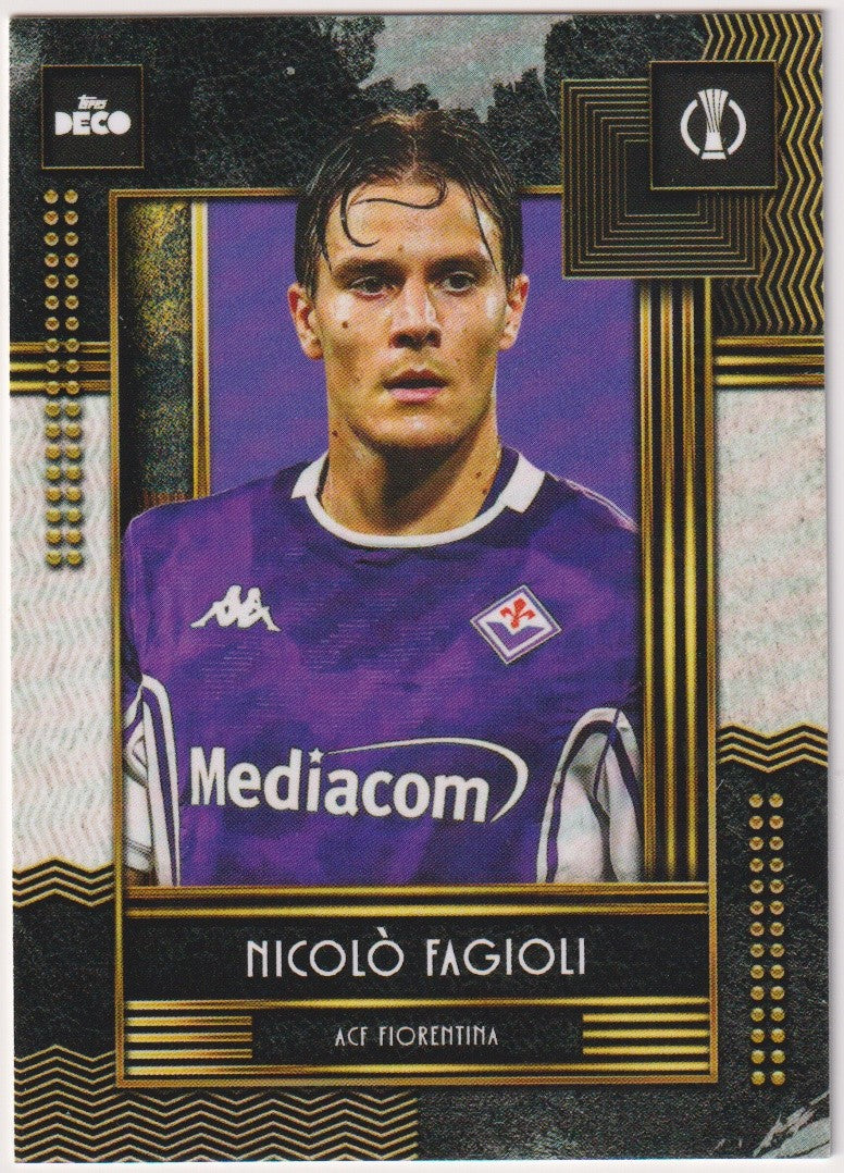 Topps Deco 2024-25 Nicolo Fagioli AC Florenz Parallel Rare – Bild 1
