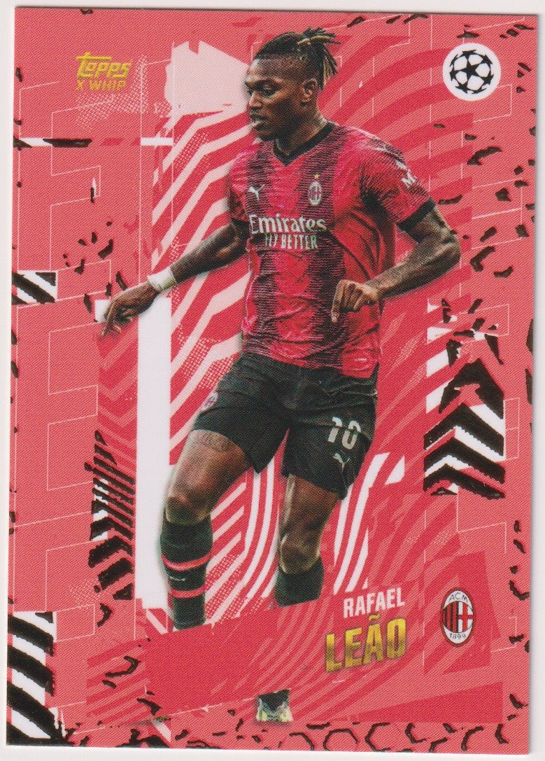 Topps Champions League Rafael Leão AC Milan Parallel Rare – Bild 1