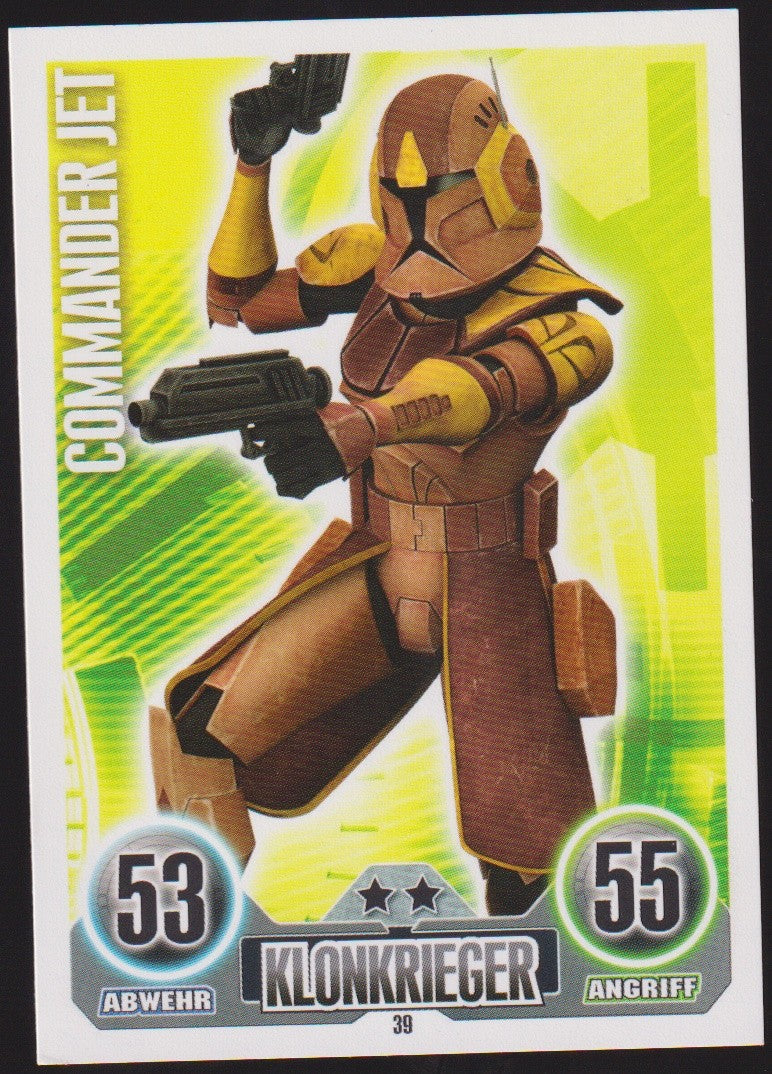 Topps Star Wars 2010 Commander Jet Republik Klonrkeiger TCG Rare #39 – Bild 1