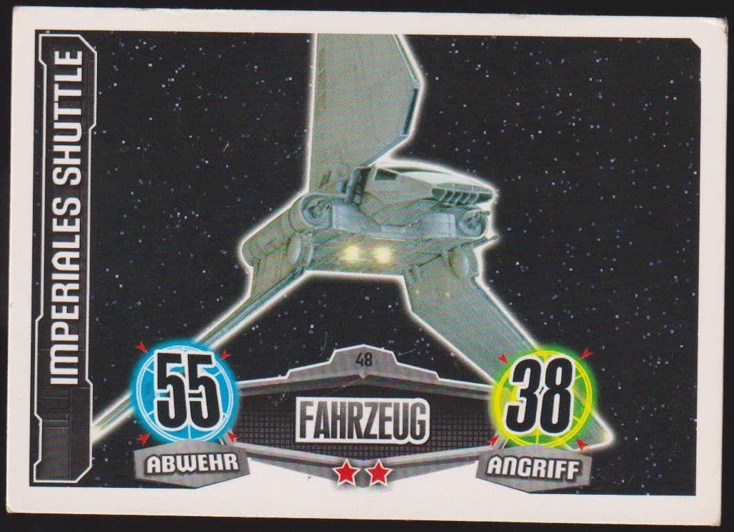 Topps Star Wars 2012 Imperiales Shuttle Imperium Fahrzeug TCG Rare #55 – Bild 1