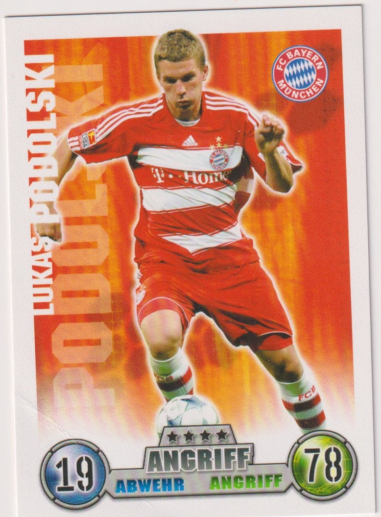 Topps Match Attax Lukas Podolski FC Bayern München Bundesliga Parallel Rare – Bild 1