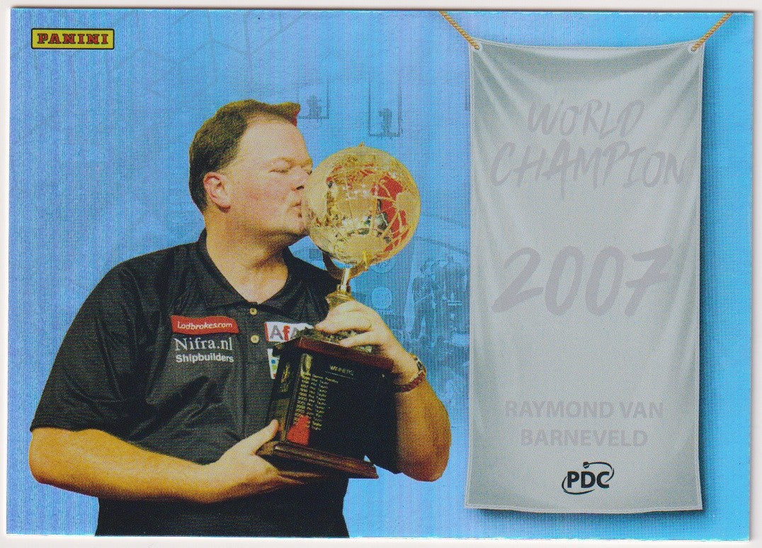 Panini PDC World Championship 2026 Raymond Van Barneveld Refractor Parallel – Bild 1