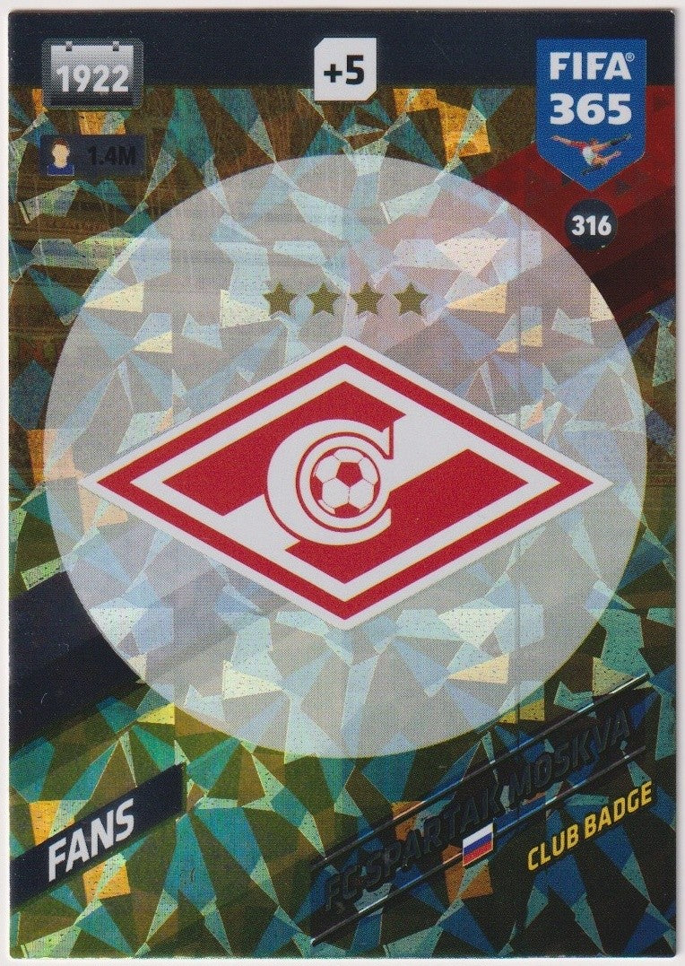 Panini FIFA 365 2017-18 FC Spartak Moskva Parallel Rare #316 – Bild 1