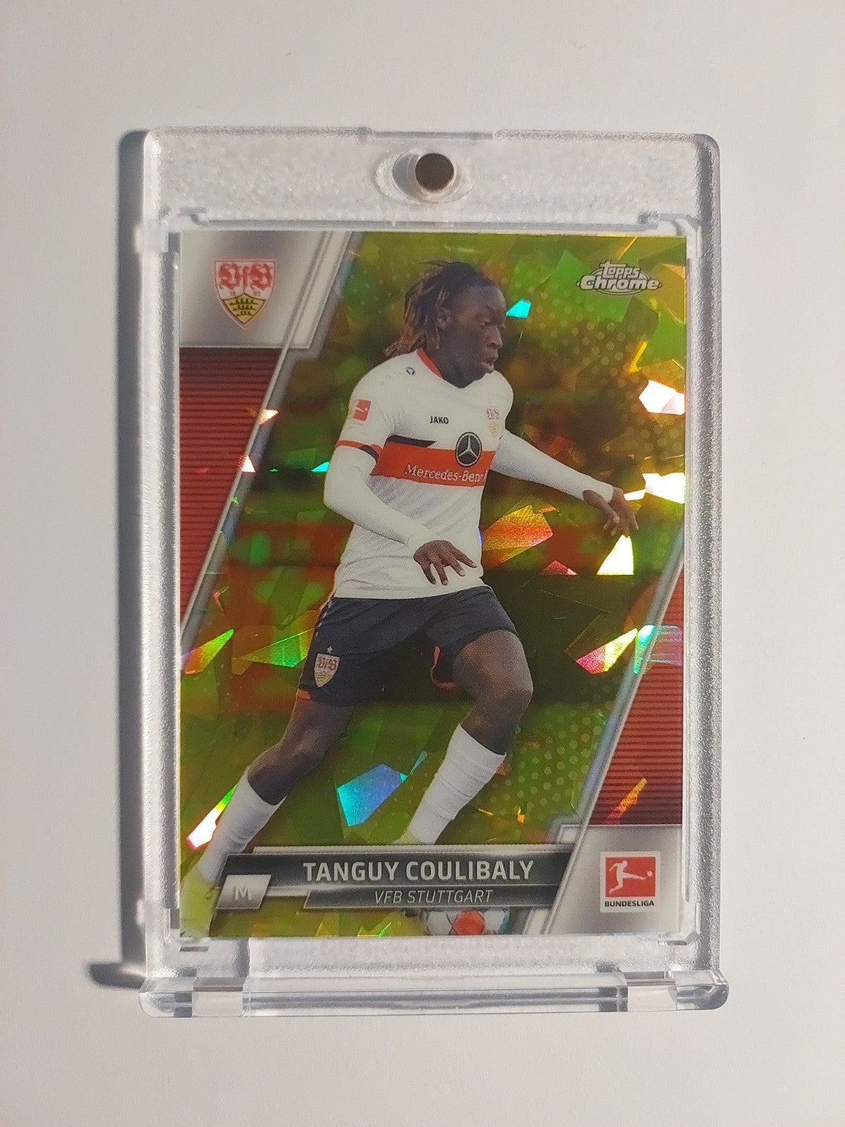 Topps Chrome Bundesliga 2021-22 Tanguy Coulibaly VfB Stuttgart Parallel 85/99 – Bild 1