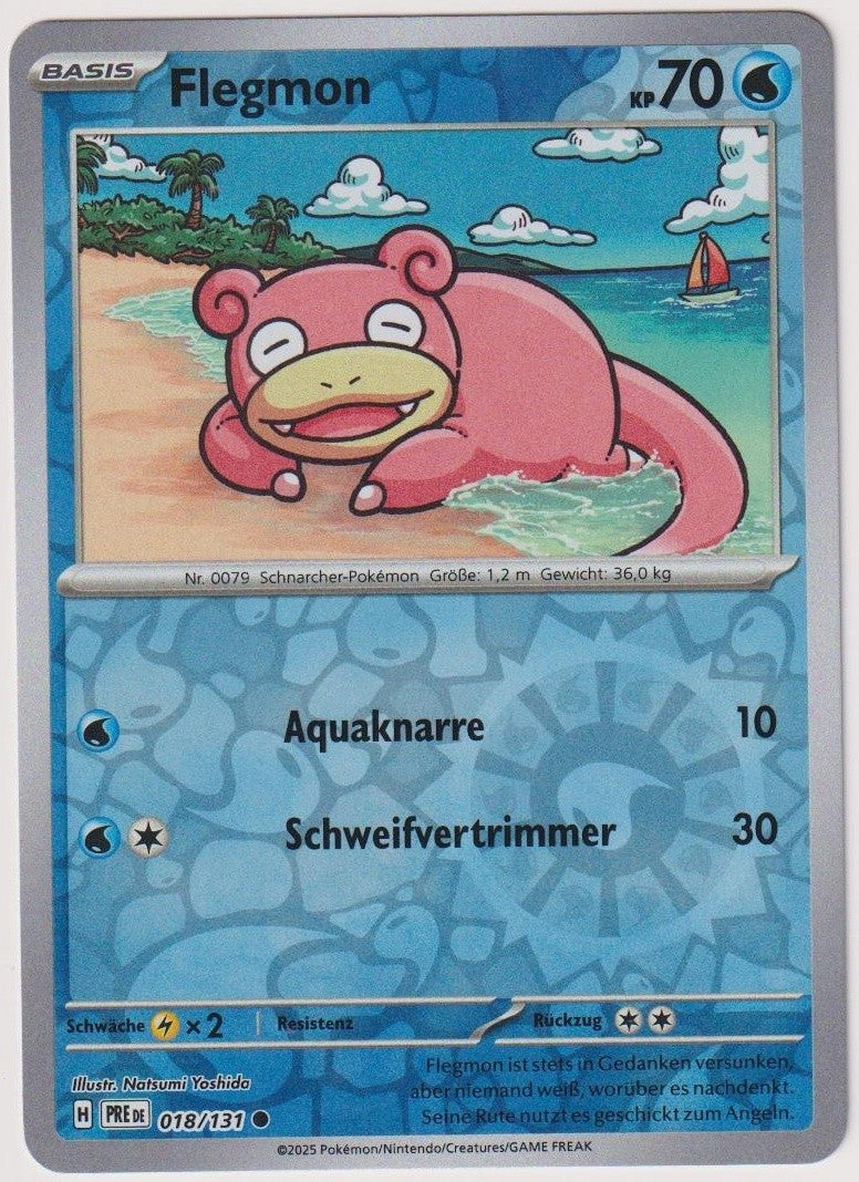 Pokemon TCG Slowpoke #18/131 Common (C) Reverse Holo Deutsch 2025 – Bild 1
