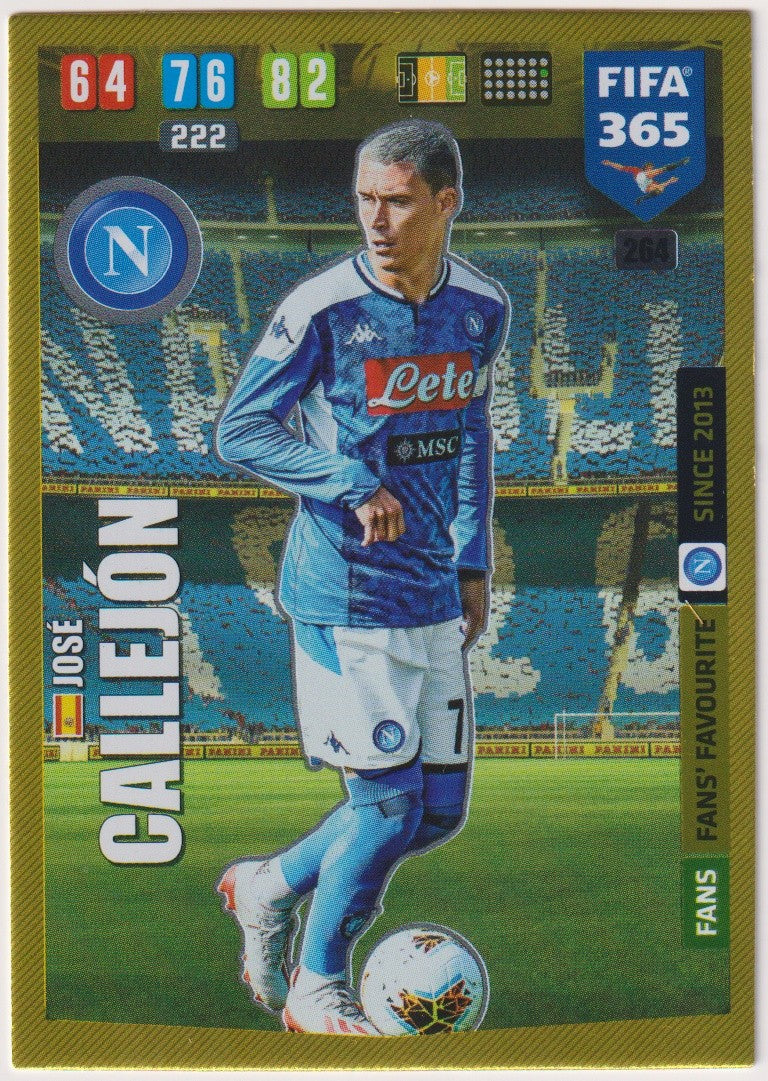 Panini S.p.A. FIFA 365 José Callejón Napoli Adrenalyn XL Parallel Rare 264 – Bild 1
