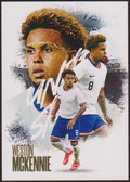Futura 2024-25 Weston McKennie United Staates of America USA White Parallel Rare – Bild 1