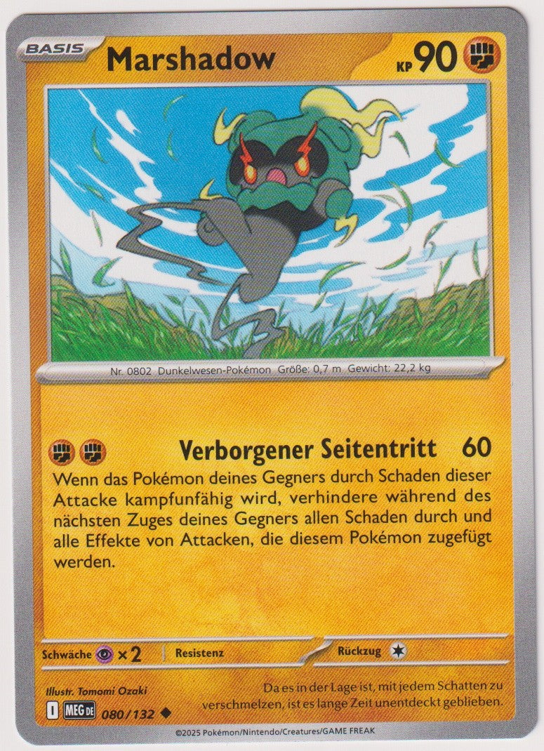 Pokemon TCG Marshadow #80/132 Uncommon (U) Deutsch 2025 – Bild 1