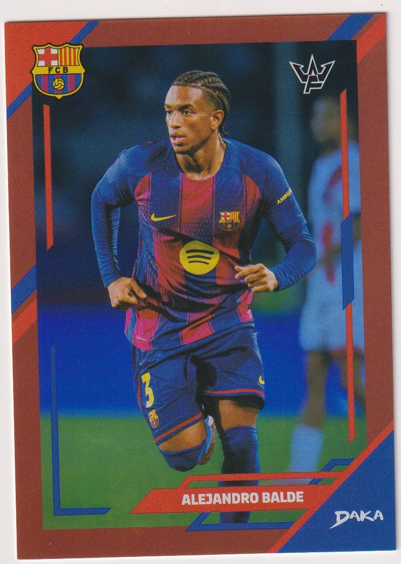 Daka 14-B 2025-26 Alejandro Balde FC Barcelona Parallel 62/99 Rare – Bild 1