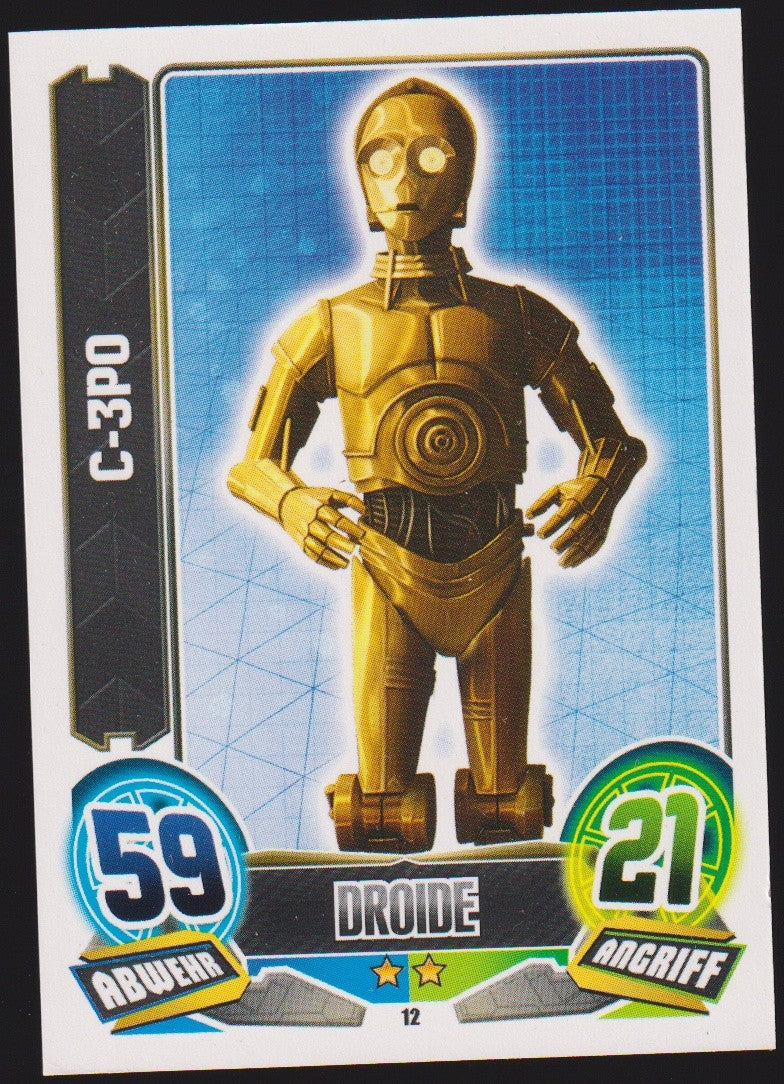 Topps Star Wars 2015 C-3PO Droide Republik TCG Rare Nr 12 – Bild 1