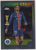 Topps Chrome 2025-26 Bradley Barcola Rookie Paris Saint-Germain Parallel Rare – Bild 1