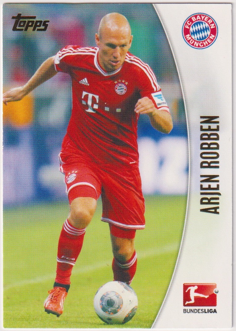 Topps Bundesliga 2013-14 Arjen Robben FC Bayern München Parallel Rare – Bild 1