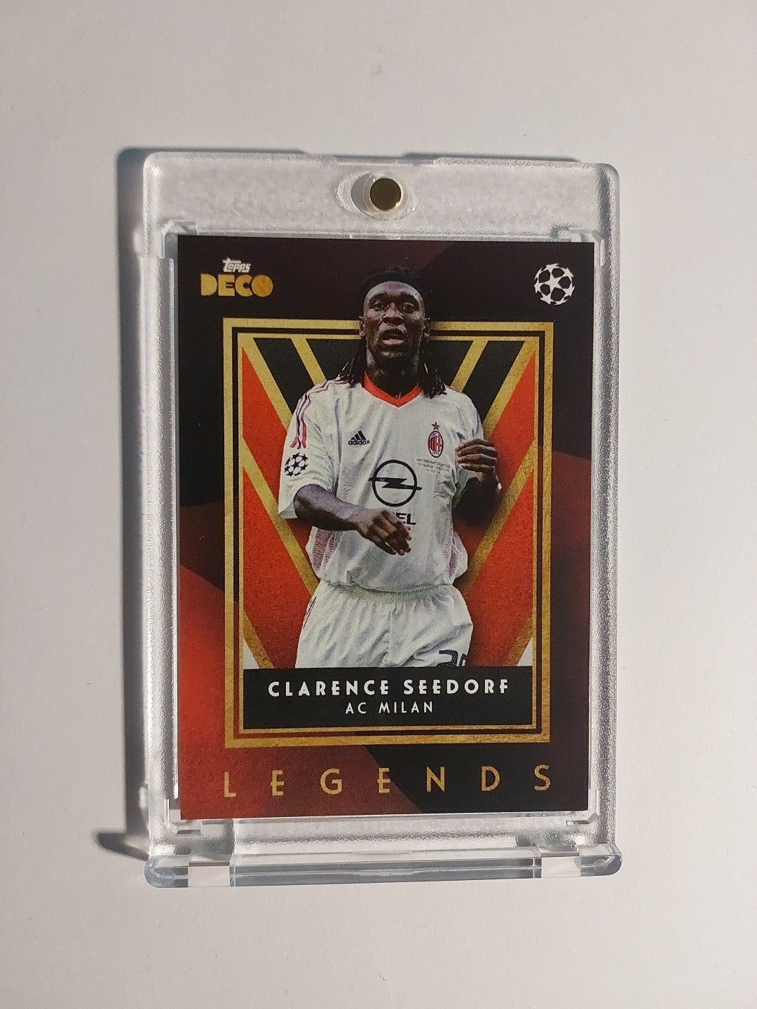 Topps UCC Deco 2023-24 Clarence Seedorf AC Mailand Frankreich Parallel Rare Hit – Bild 1