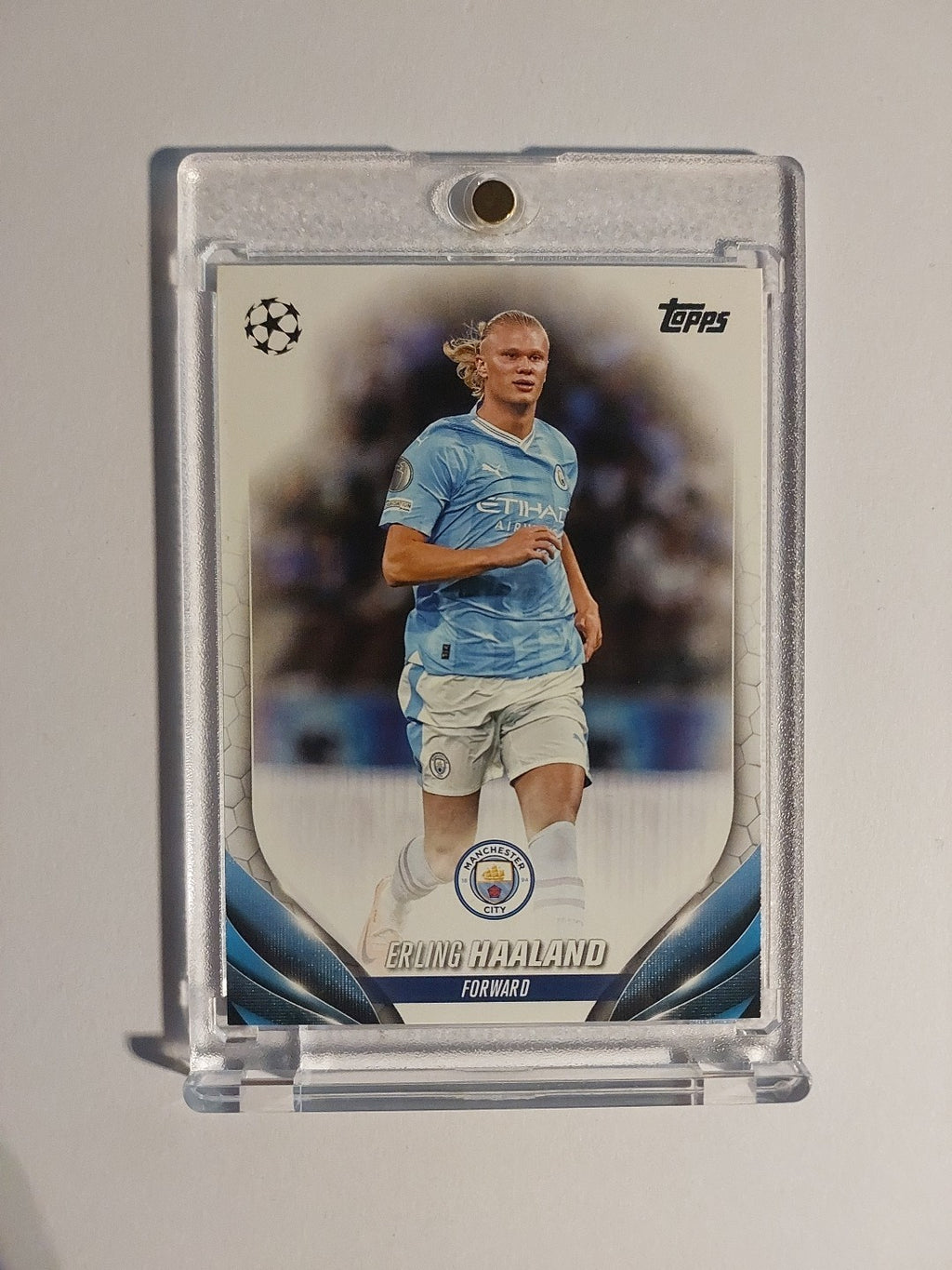 Topps UCC 2023-24 Erling Haaland Manchester City Parallel Ultra Rare Hit – Bild 1