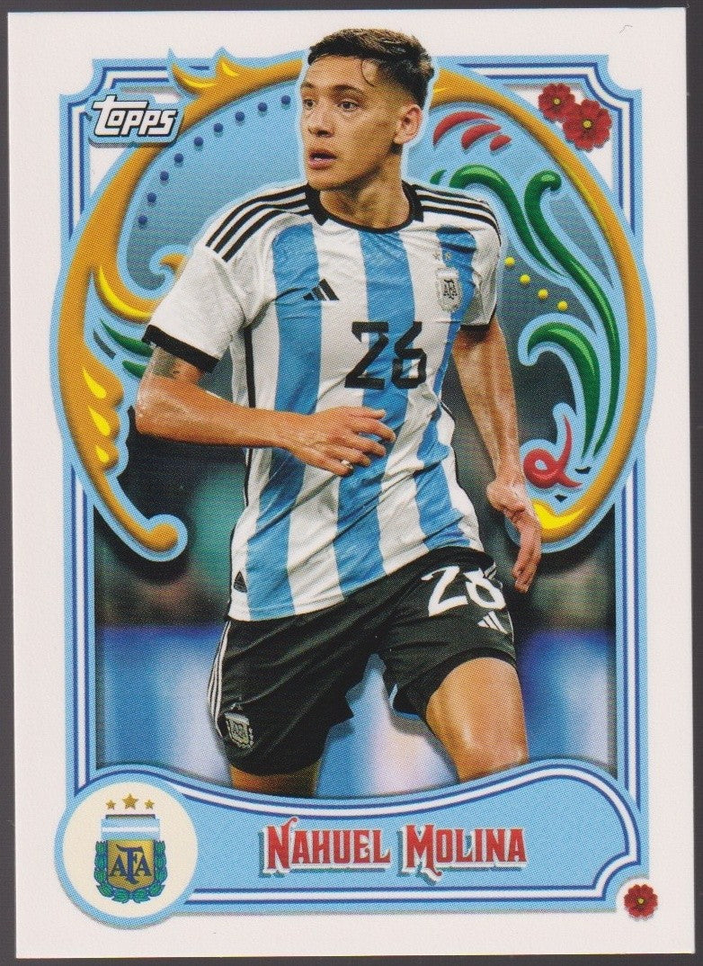 Topps 2022-23 Nahuel Molina Argentina Parallel Rare #26 – Bild 1