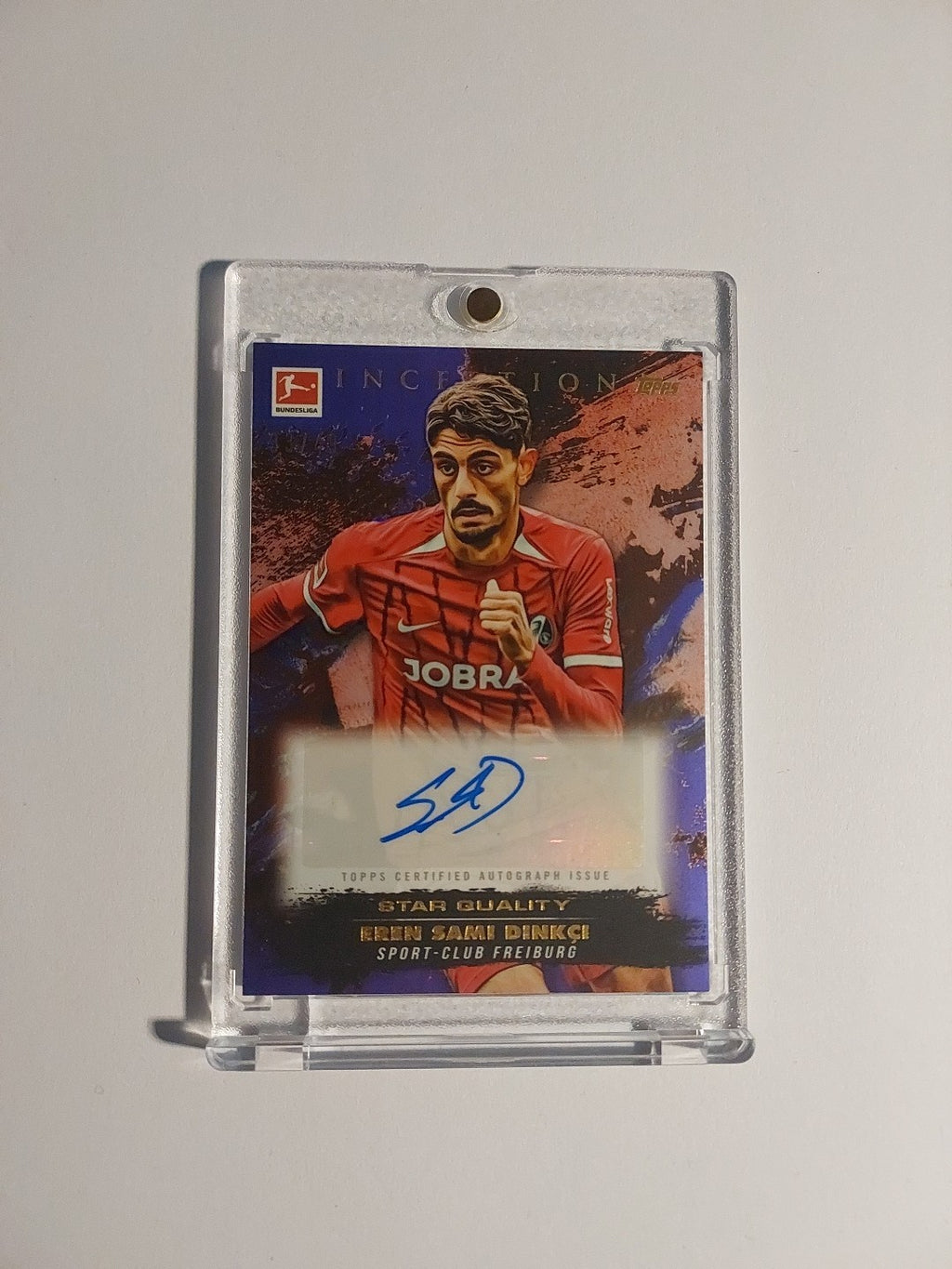 Topps Inception Bundesliga 2024-25 Eren Sami Dinkci Auto Freiburg Parallel 33/49 – Bild 1
