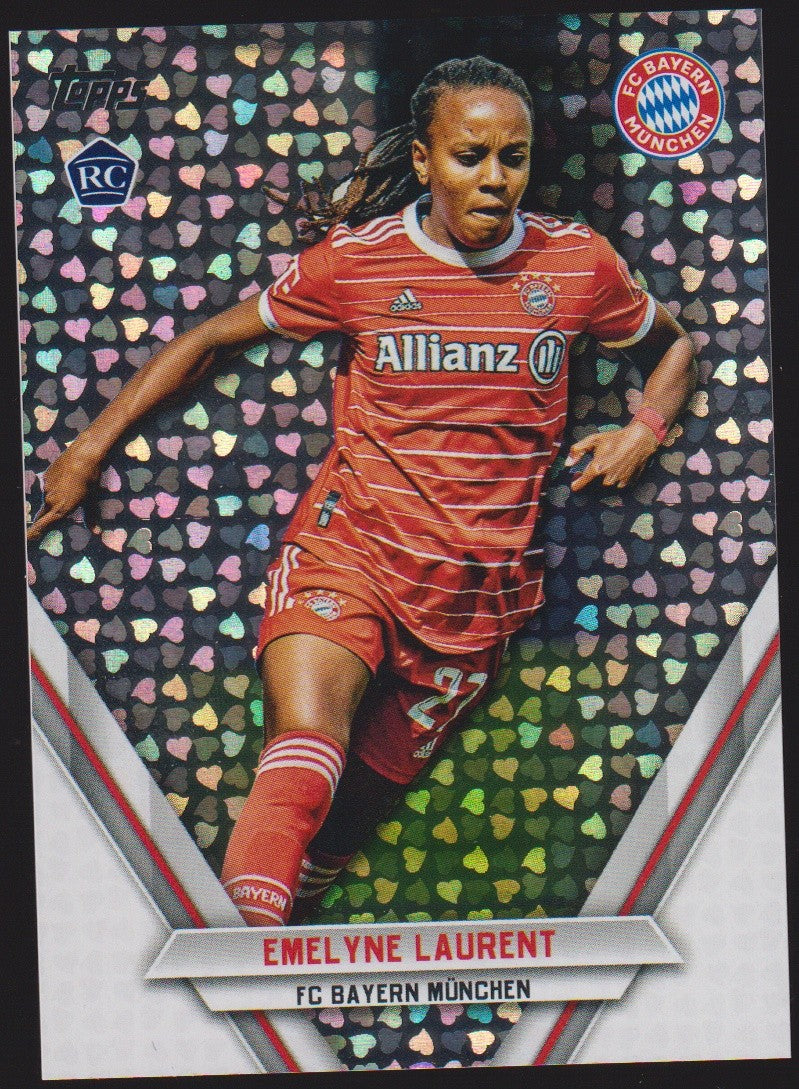 Topps 2022-23 Emelyne Laurent FC Bayern München Parallel Rare Rookie – Bild 1