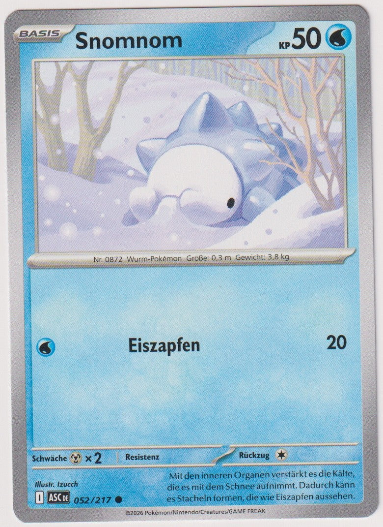 Pokemon TCG Snomnom #52/217 Common (C) Deutsch 2026 – Bild 1
